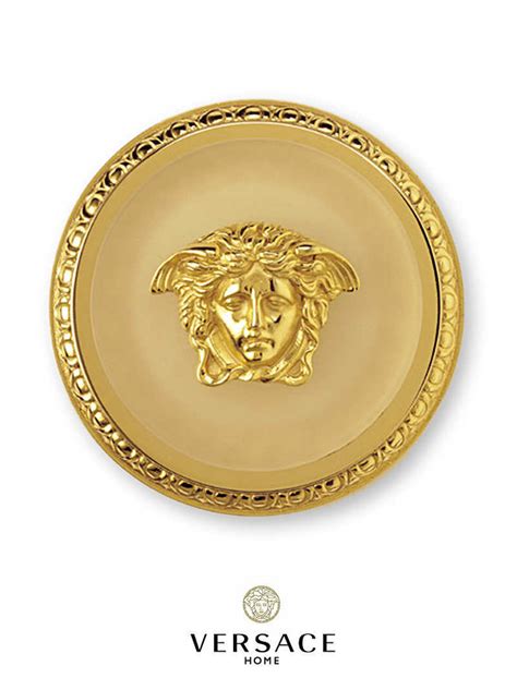 versace classic medusa gold wall mount cup holder 68100620|Versace Medusa Rosenthal .